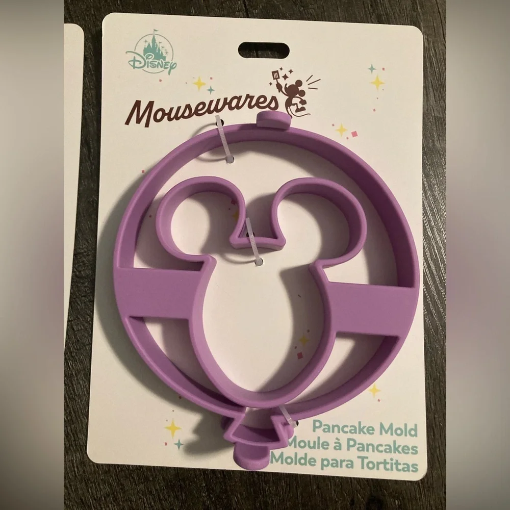 Disney Mouseware Cinderella Castle and Mickey Mouse balloon pancake mold